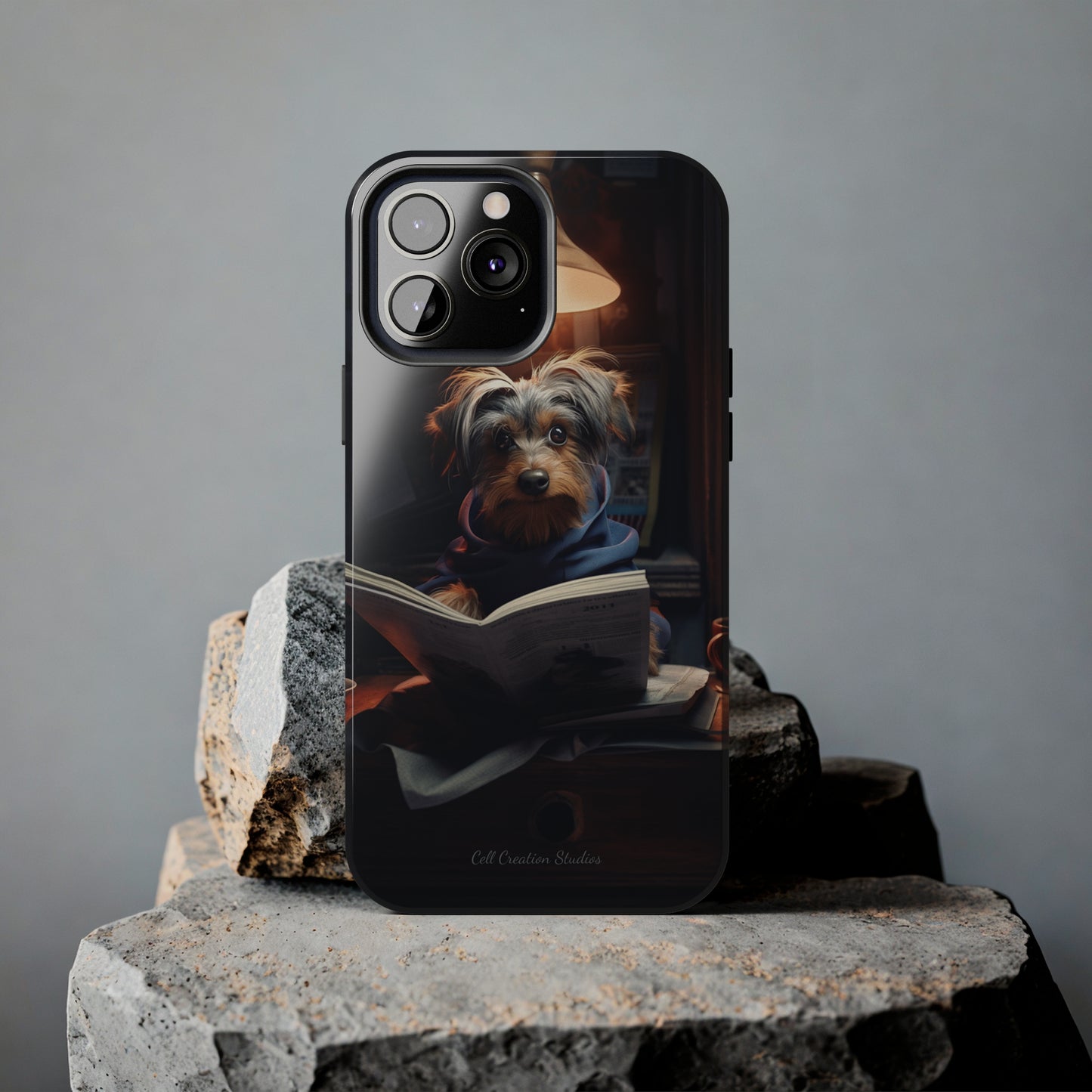 Introducing the "Canine Chronicle" Cell Phone Case – Where Tail-Wagging Tales Unfold! -Tough Phone Cases