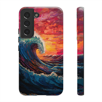 "Colorful Ocean Wave" Cell Phone Case -Tough Cases