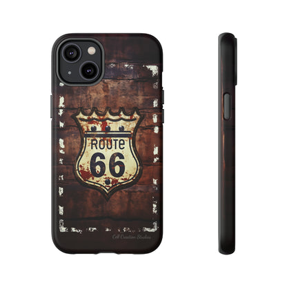 "Retro Route 66" Phone Case -Tough Cases