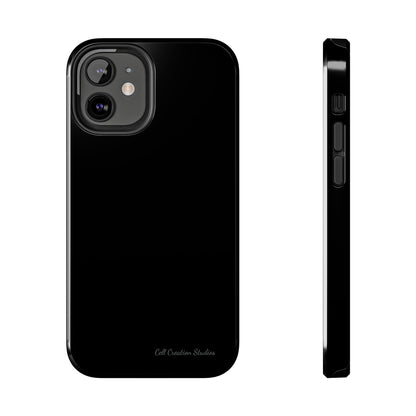 "Stealth Black Defender" -Tough iPhone Cases