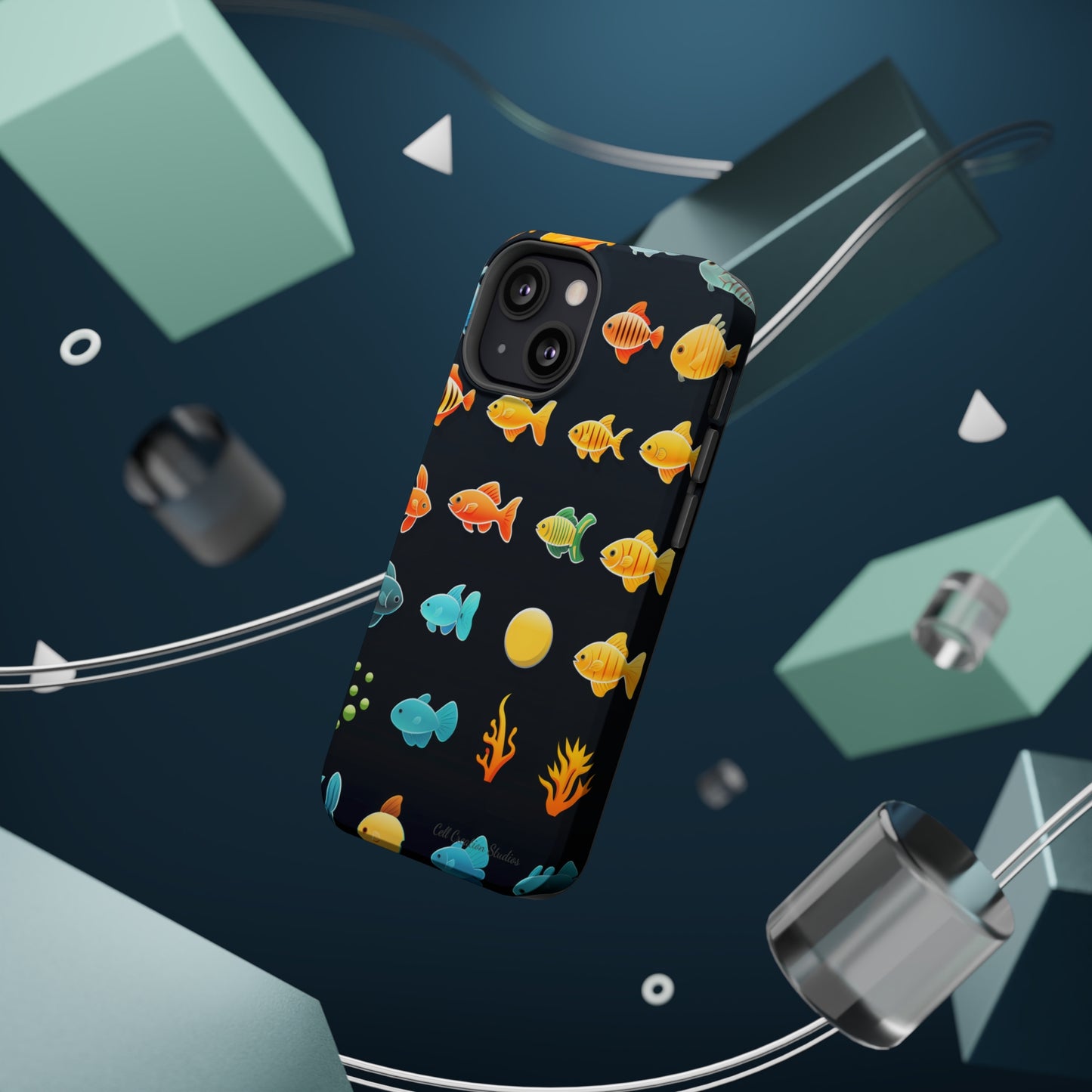 "AquaArt Fish" -MagSafe Tough Phone Cases