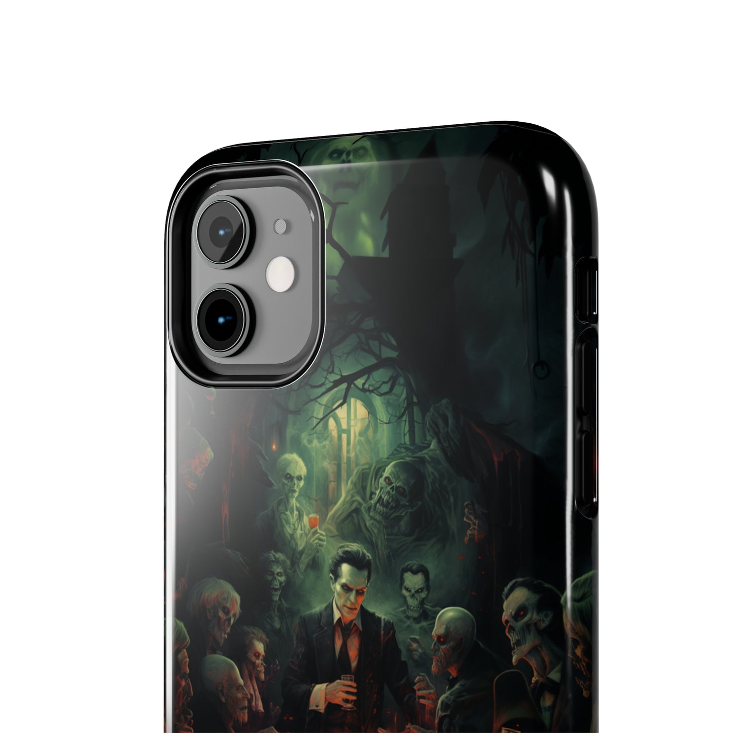 Introducing the "Ghoulish Gala" Cell Phone Case – Dracula's Halloween Soiree -Tough Phone Cases