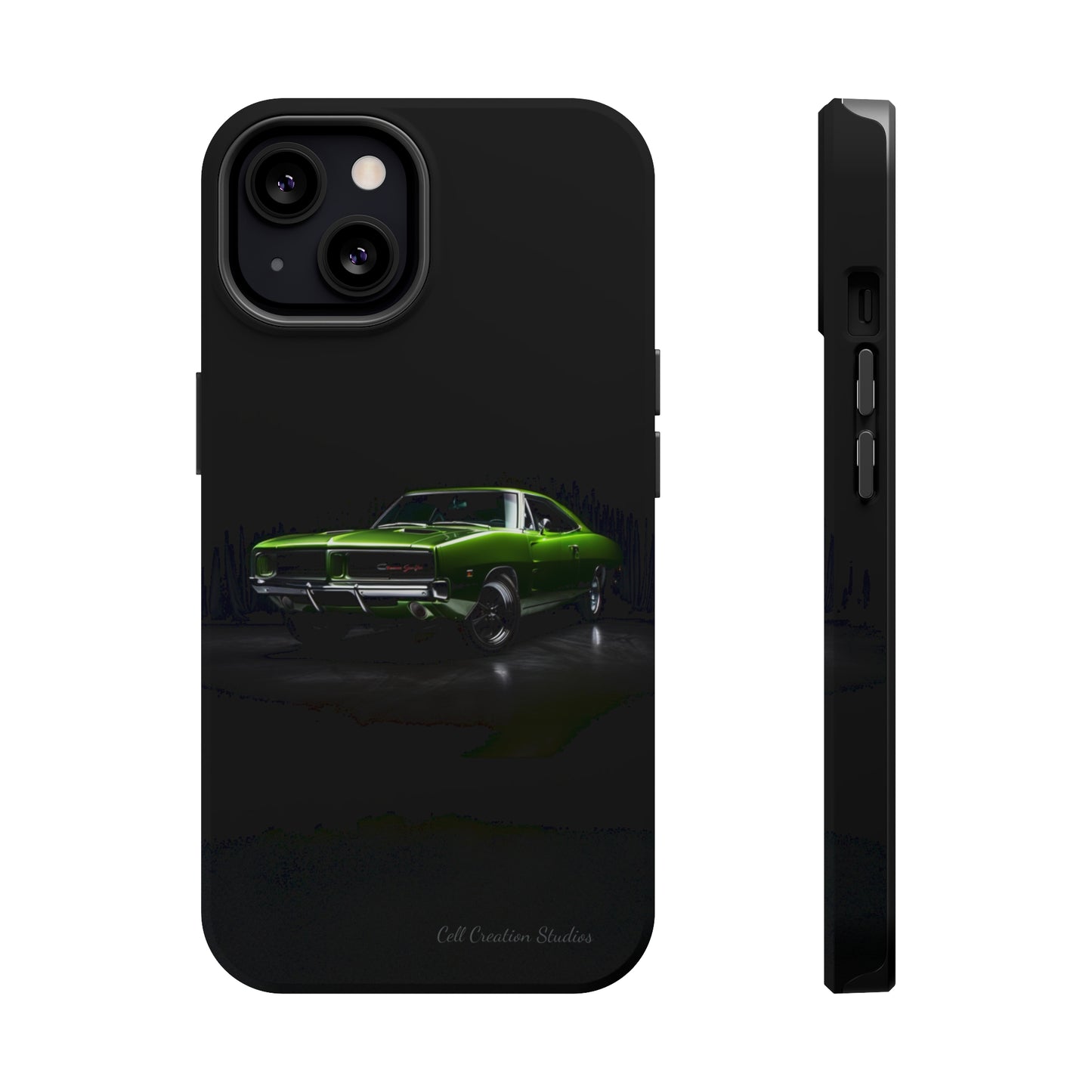 "Retro Thunder" 1969 Dodge Charger Phone Case -MagSafe Tough Cases