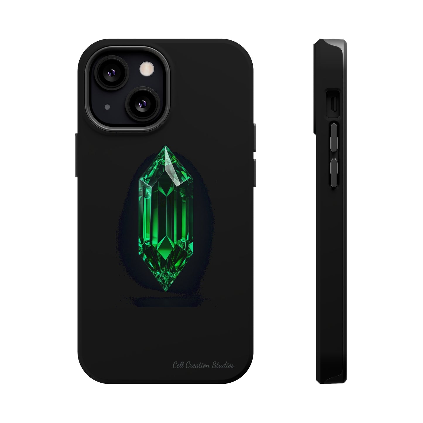 "Emerald Elegance" Phone Case -MagSafe Tough Cases