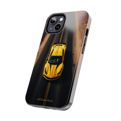 Introducing the "Desert Speedster" Cell Phone Case – Feel the Thrill of a Ferrari Racing through the Desert! -Tough Phone Cases