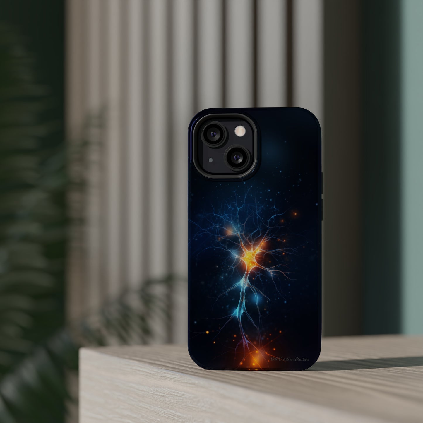 Introducing the "Luminous Neuron" Cell Phone Case – Illuminate Your Connection! -MagSafe Tough Cases