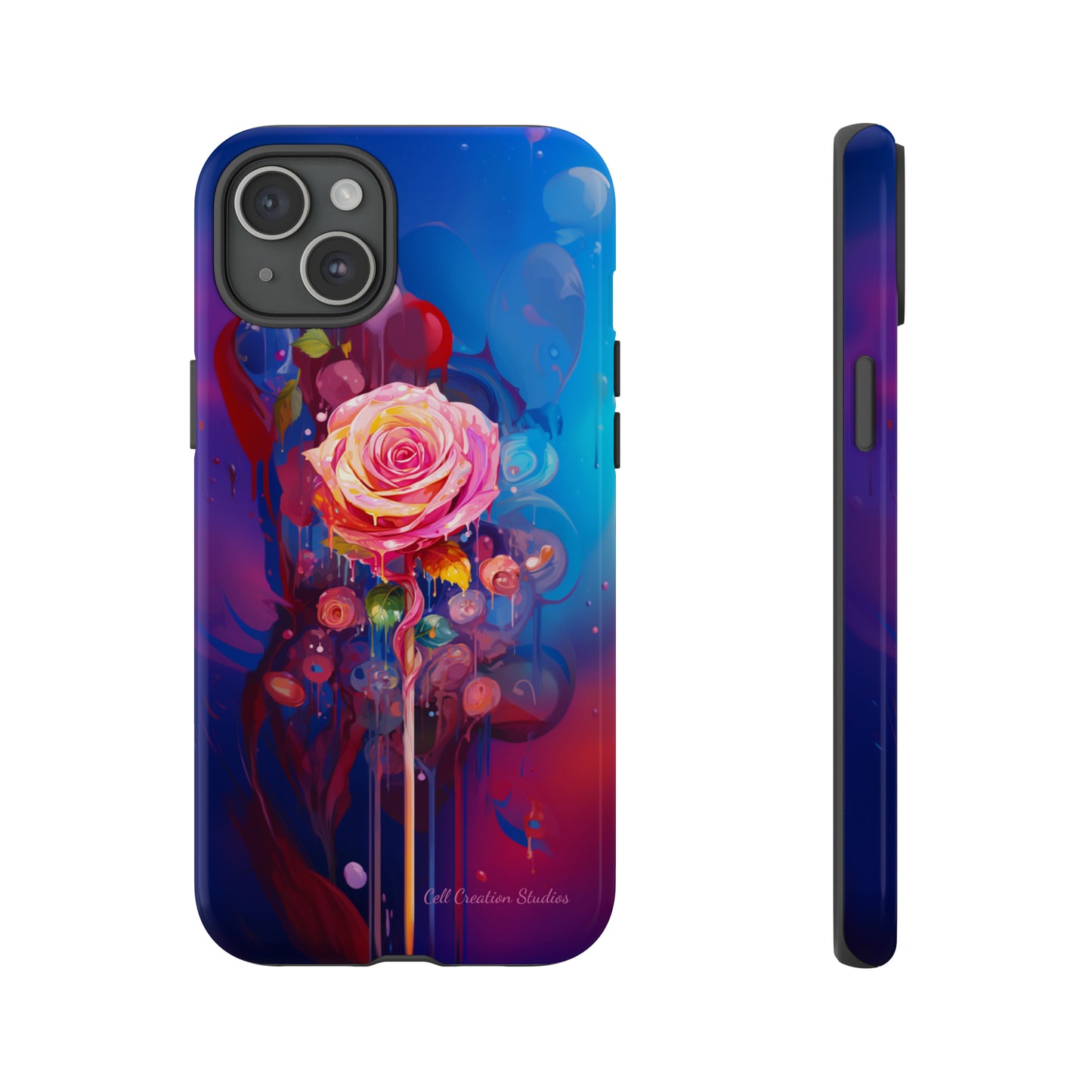 "Dreamy Rose Bloom Fantasy" -Tough iPhone Cases