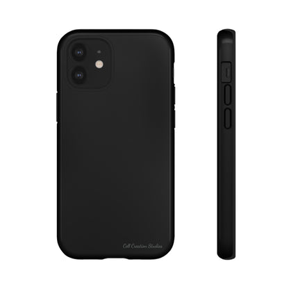 "Stealth Black Defender" -Tough iPhone Cases