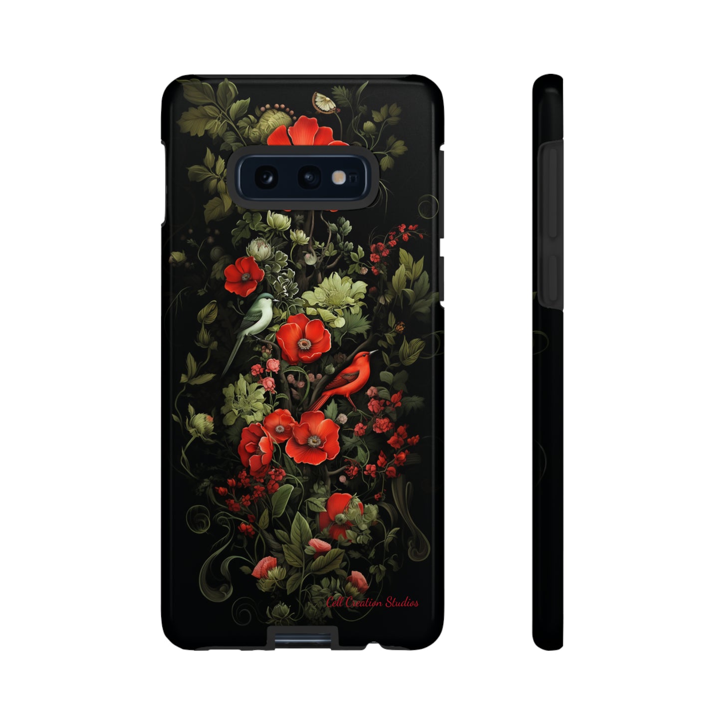 "Floral Serenade Elegance" -Tough Samsung Phone Cases