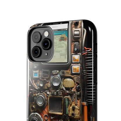 Introducing the "Tech Insight" Cell Phone Case – Explore Inner Workings with Transparent Design -Tough Phone Cases