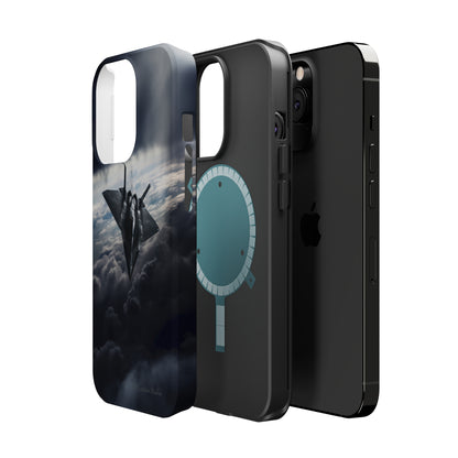 "Stealth Fighter Sky Guardian" Phone Case -MagSafe Tough Cases