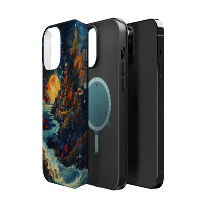 "Moonlit Coastal Vista" -MagSafe Tough iPhone Cases