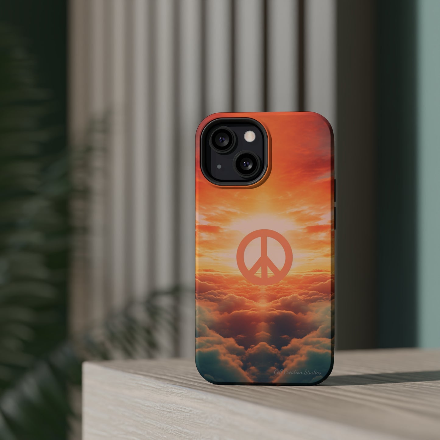 Introducing the "Sky Peace" Cell Phone Case – Carry Tranquility in Your Pocket -MagSafe Tough Cases