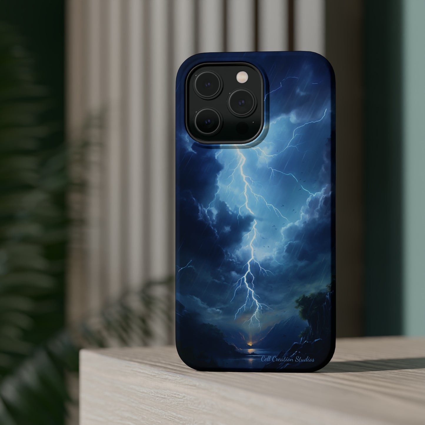 Introducing the "Stormy Serenity" Cell Phone Case – Embrace Nature -MagSafe Tough Cases