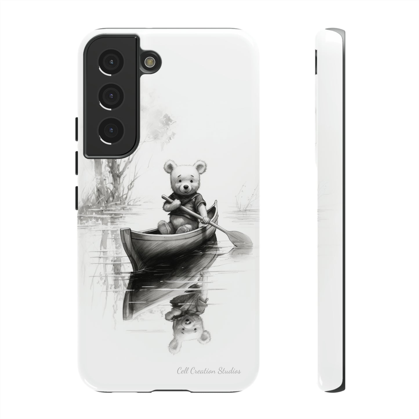 "Winnie-the-Pooh Rowing" Phone Case -Tough Cases