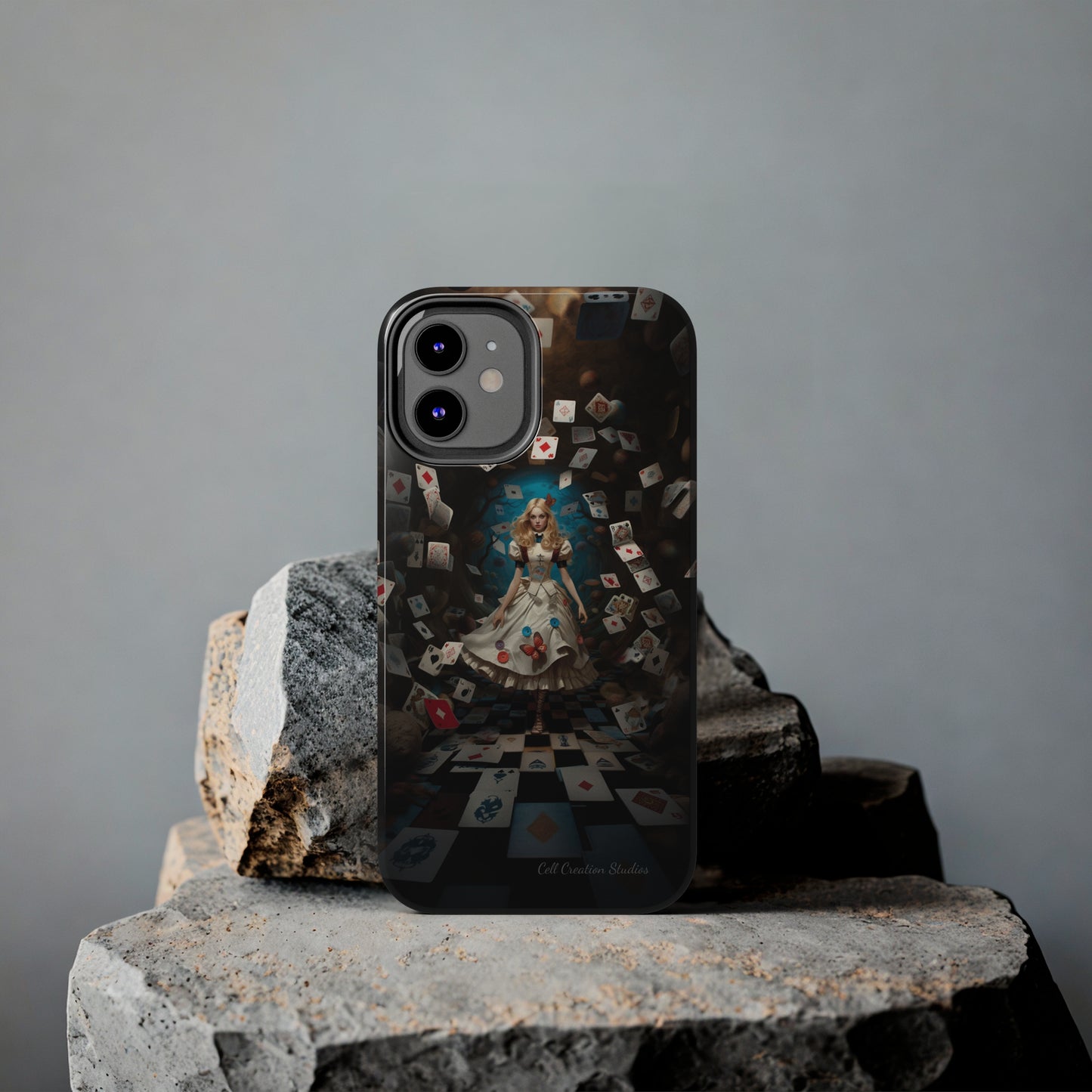 Introducing the "Alice in Wonderland" Cell Phone Case – A Journey Through Imagination -Tough Phone Cases