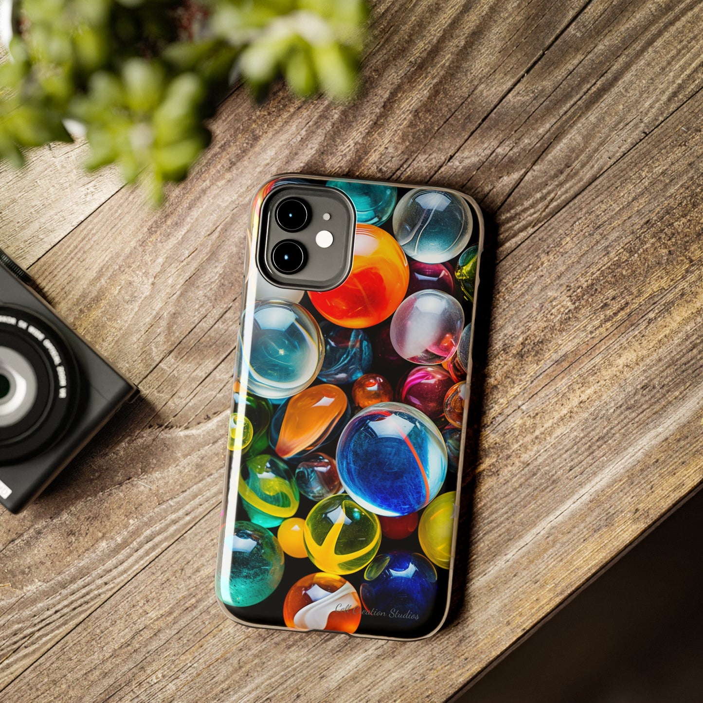 Introducing the "Vibrant Marbles Mosaic" Cell Phone Case – Carry a Kaleidoscope of Colors! -Tough Phone Cases