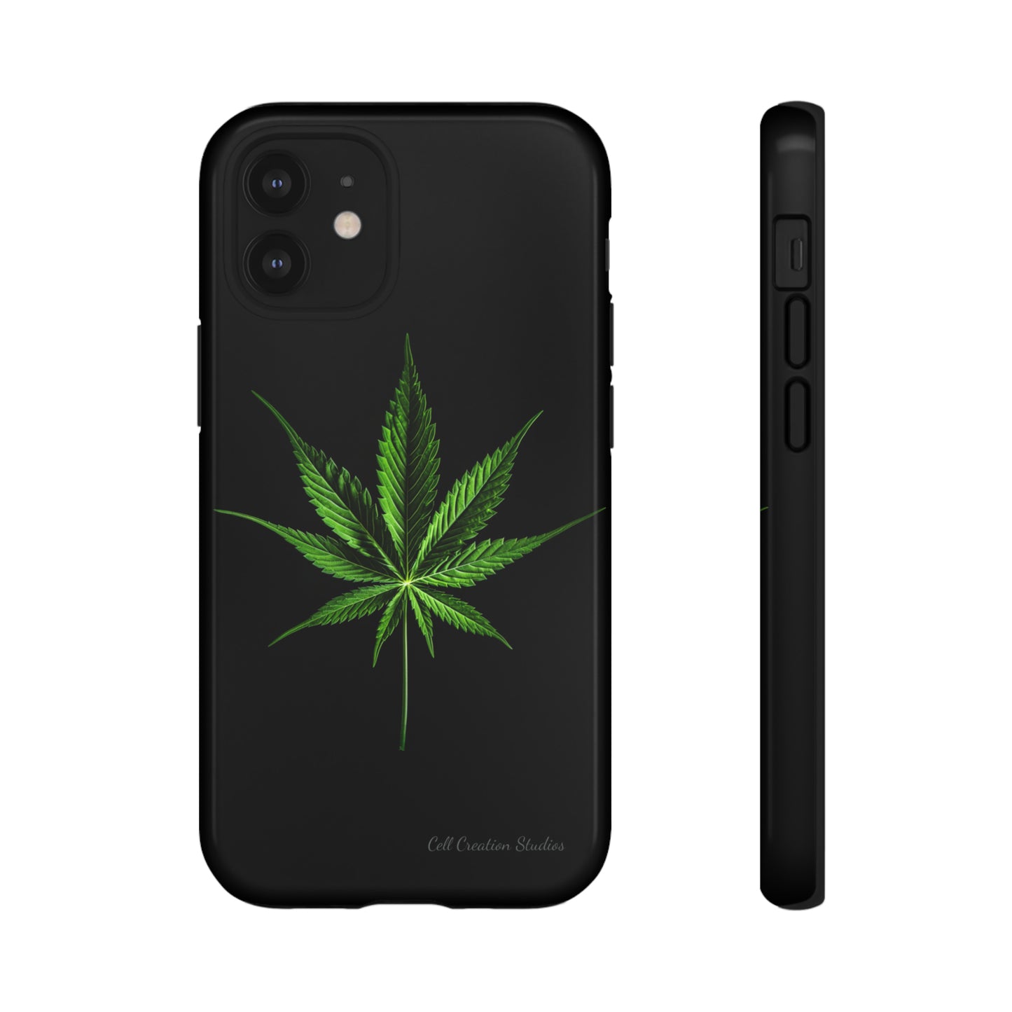 "Cannabis Chic" Marijuana Leaf Phone Case -Tough Cases