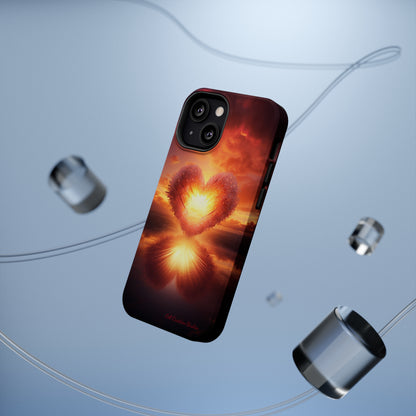 Introducing the "Sun-Kissed Heart" Cell Phone Case – Radiate Love and Light -MagSafe Tough Cases