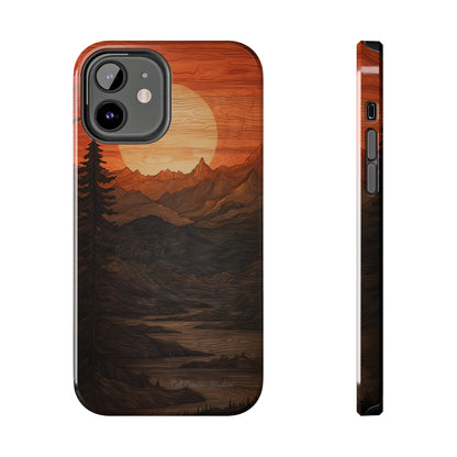 The "Sunset Mountains" Phone Case -Tough Phone Cases