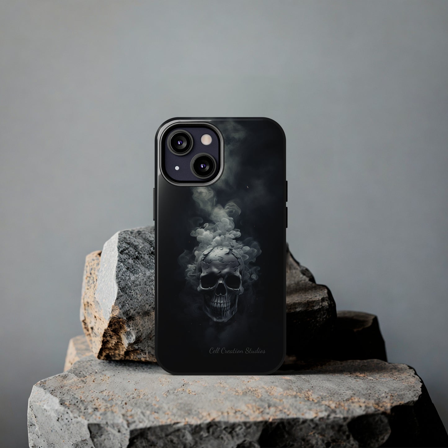 "Ethereal Skull Noir" -Tough iPhone Cases