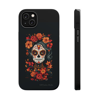 Introducing the "Day of the Dead Fiesta" Cell Phone Case – Celebrate Life in Style -MagSafe Tough Cases