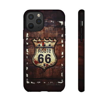 "Retro Route 66" Phone Case -Tough Cases