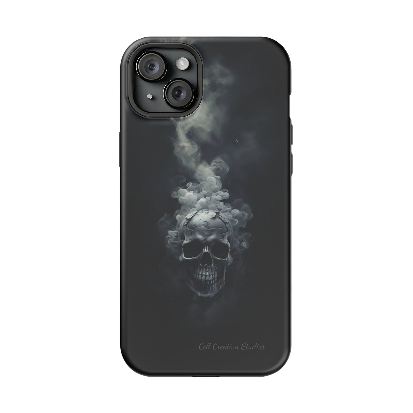 "Ethereal Skull Noir" -MagSafe Tough iPhone Cases