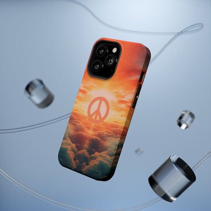 Introducing the "Sky Peace" Cell Phone Case – Carry Tranquility in Your Pocket -MagSafe Tough Cases