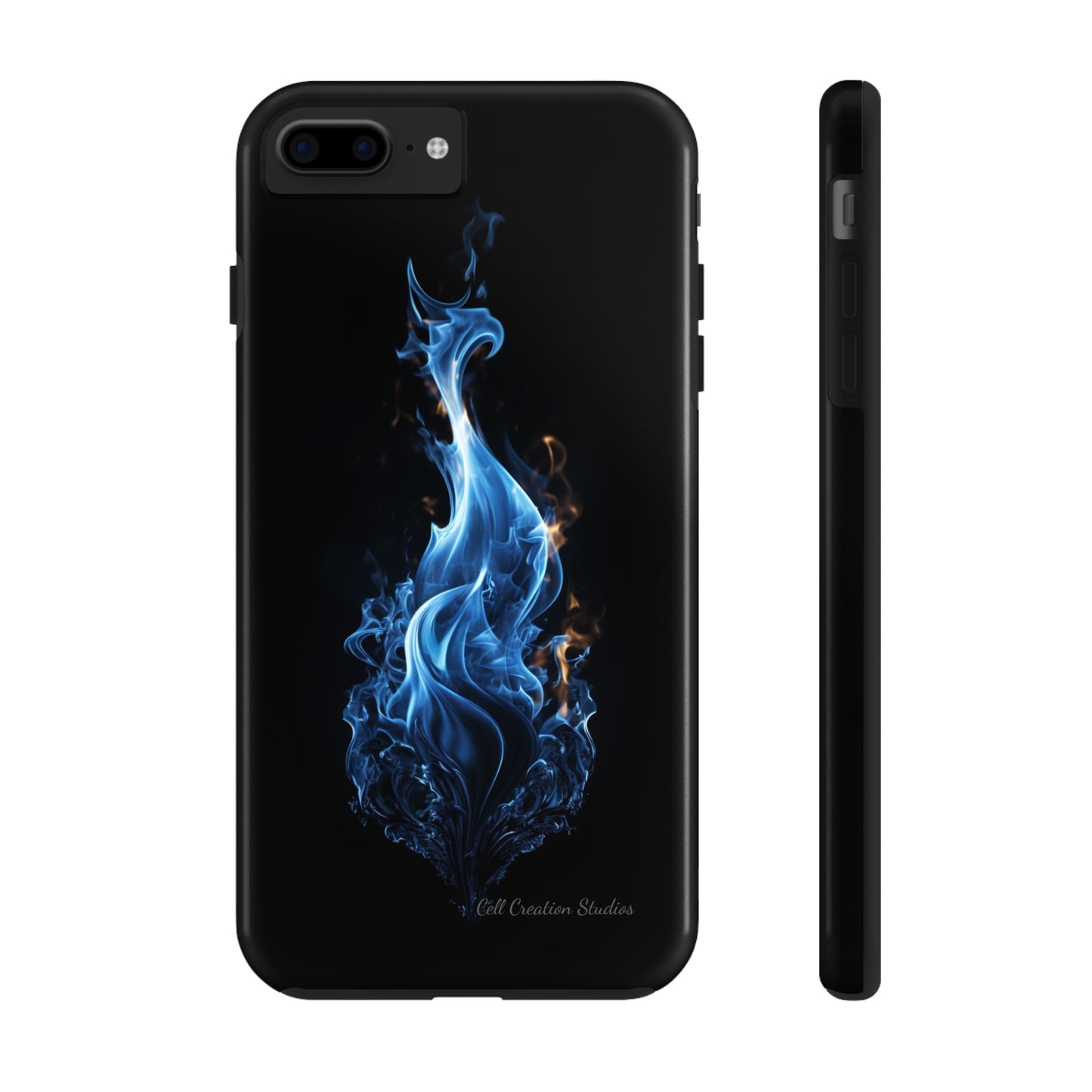 "Blue Flame" Phone Case: Ignite Your Style with Fiery Elegance -Tough Phone Cases