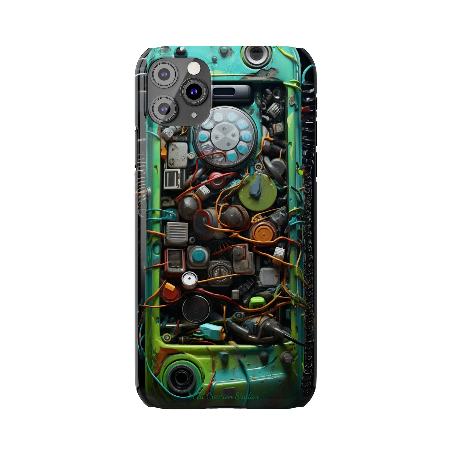 Introducing the "Mechanical Wonders" Cell Phone Case – Peek Inside with Intricate Cell Phone Inner Workings -Slim Phone Cases