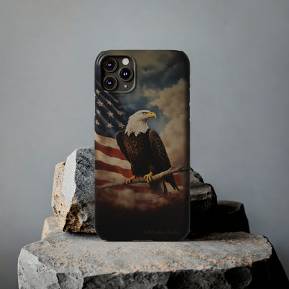 Introducing the "Eagle's Majesty" Cell Phone Case – Soar with American Pride -Slim Phone Cases