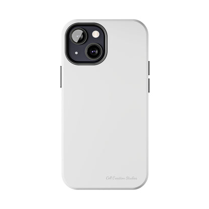 "Pure Elegance White" -Tough iPhone Cases