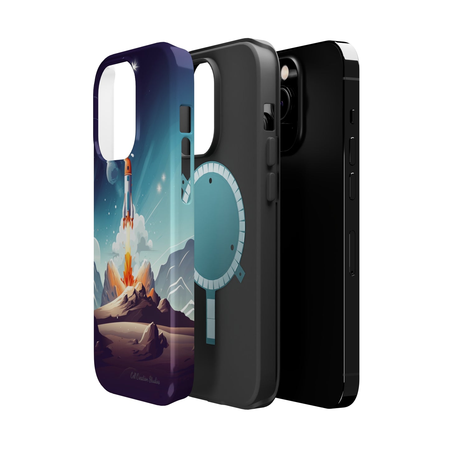 Introducing our "Galactic Odyssey" Cell Phone Case – Launch Your Device into Adventure -MagSafe Tough Cases