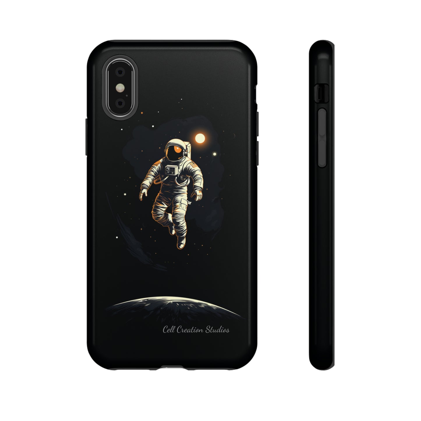 "Cosmic Explorer Astronaut" -Tough iPhone Cases