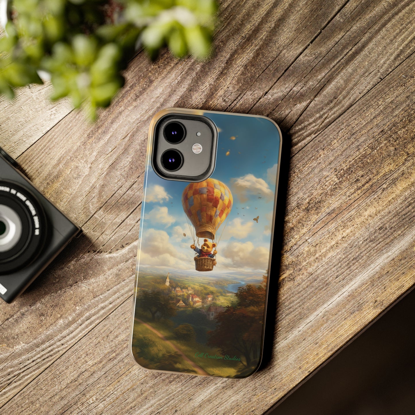 Introducing the "Winnie-The-Pooh's Balloon Adventure" Cell Phone Case – Soar to New Heights in Style -Tough Phone Cases