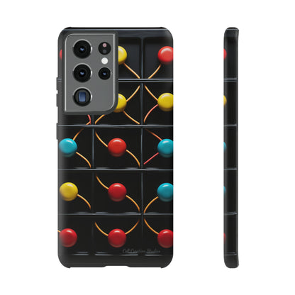 "Vibrant Spheres Fusion" -Tough Phone Cases