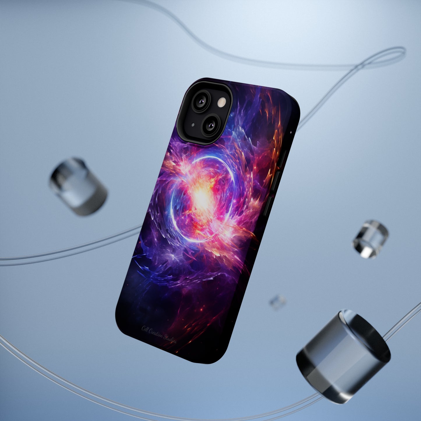 Introducing the "Celestial Explosion" Cell Phone Case – Witness the Drama of a Neutron Star Explosion! -MagSafe Tough Cases