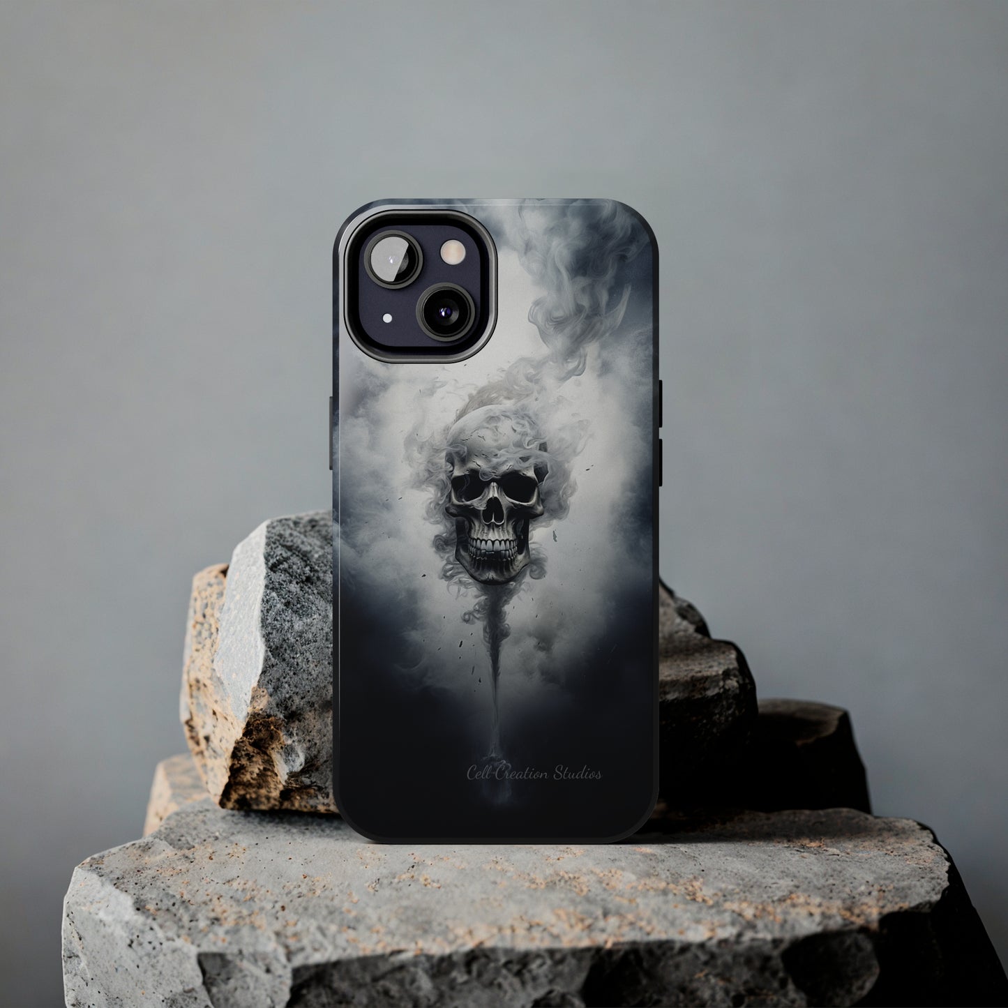 "Mystic Smoke Skull" -Tough iPhone Cases