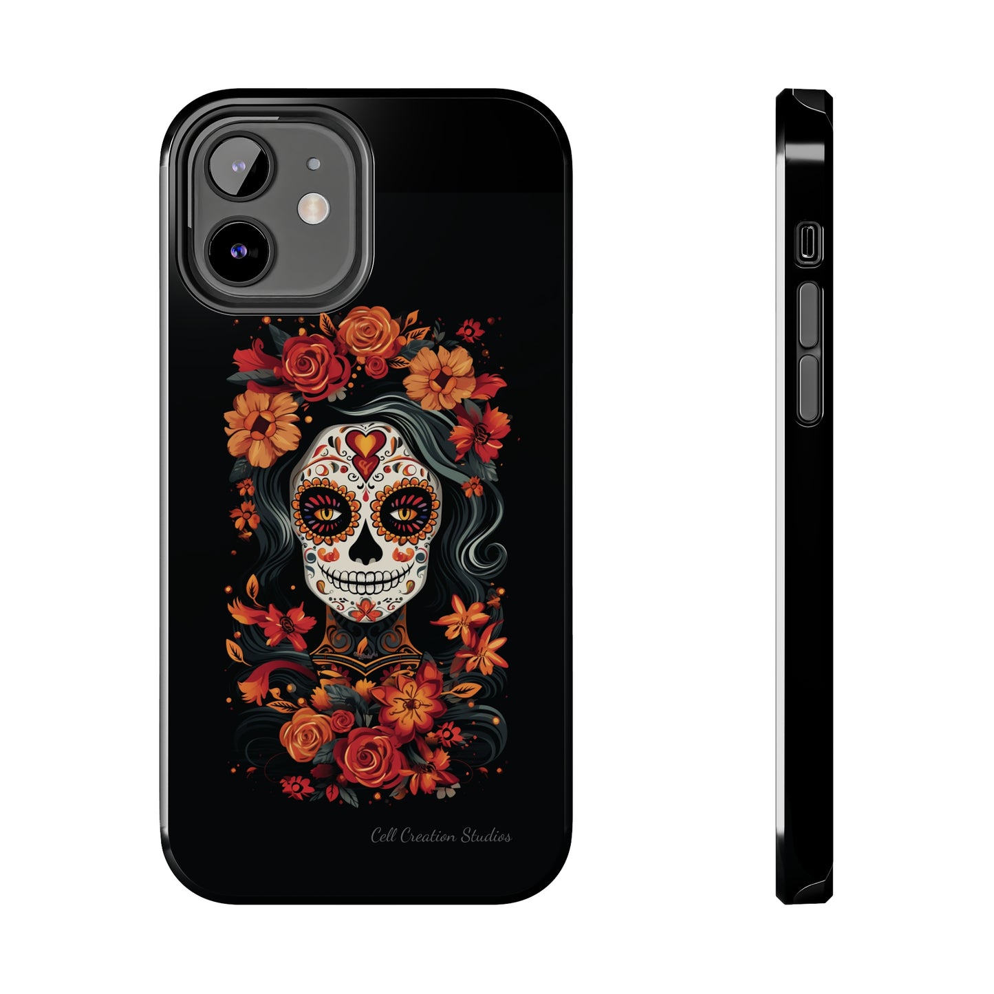 Introducing the "Day of the Dead Fiesta" Cell Phone Case – Celebrate Life in Style -Tough Phone Cases