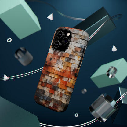 Introducing our "Urban Brickwork" Cell Phone Case – the perfect fusion of style and protection for your device -MagSafe Tough Cases