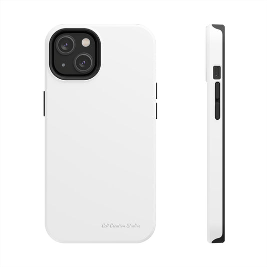 "Pure Elegance White" -Tough iPhone Cases