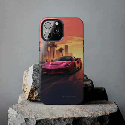 "Sunset Boulevard Ferrari Edition" -Tough iPhone Cases