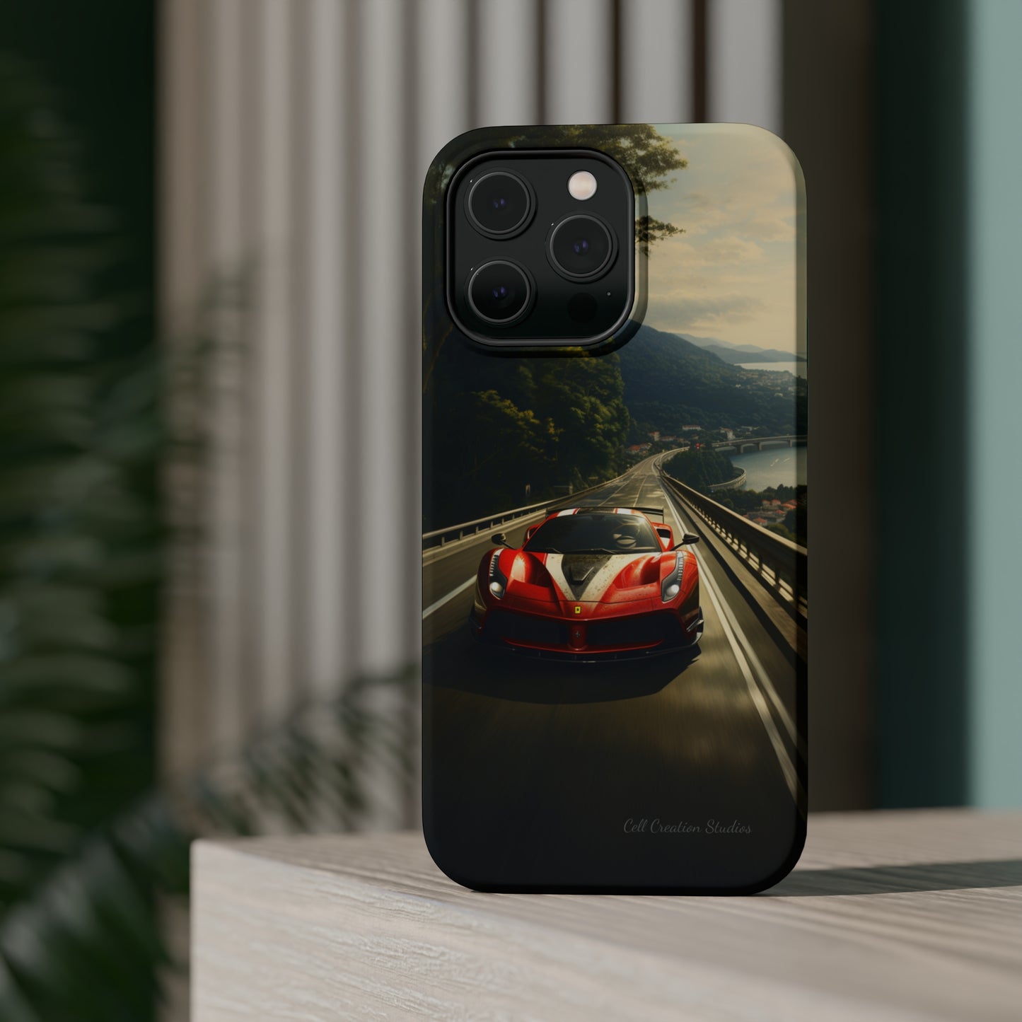 "Tropical Thrill Ferrari Edition" -MagSafe Tough iPhone Cases