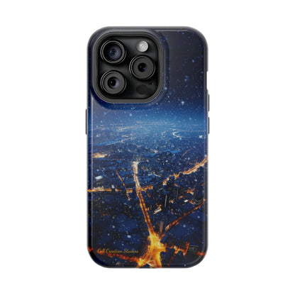 "Urban Snowfall Glow" -MagSafe Tough iPhone Cases