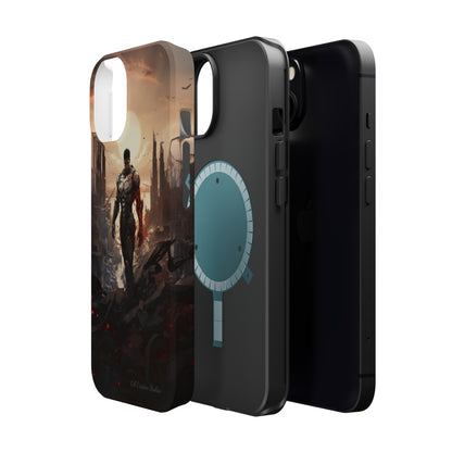 Introducing the "Cyber Guardian" Cell Phone Case – Embrace Futuristic Heroism -MagSafe Tough Cases