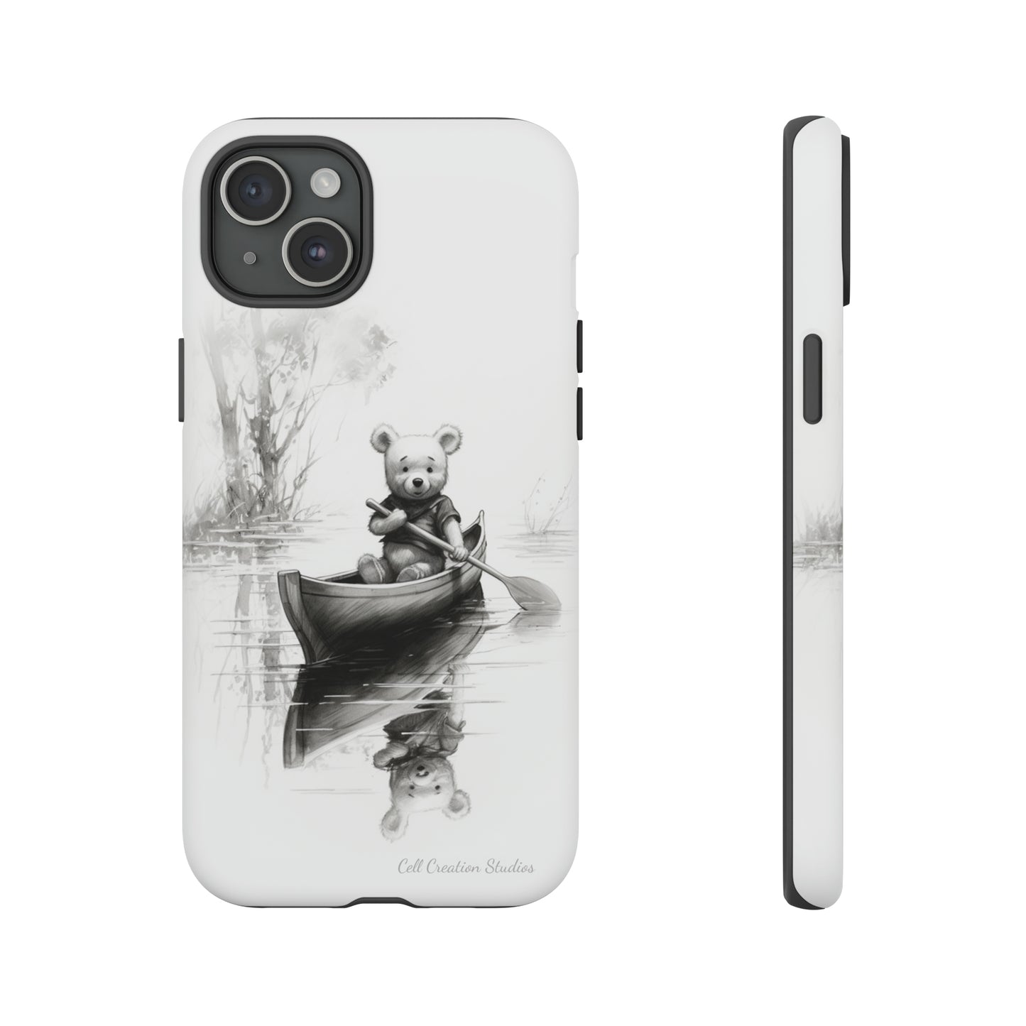 "Winnie-the-Pooh Rowing" Phone Case -Tough Cases