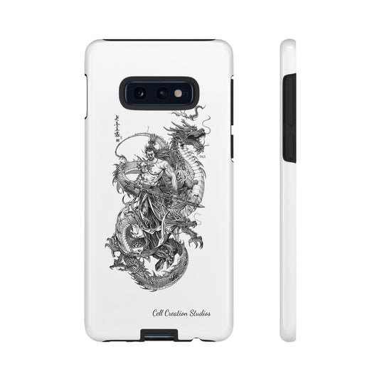 "Samurai and Dragon Sketch" -Tough Samsung Galaxy Cases