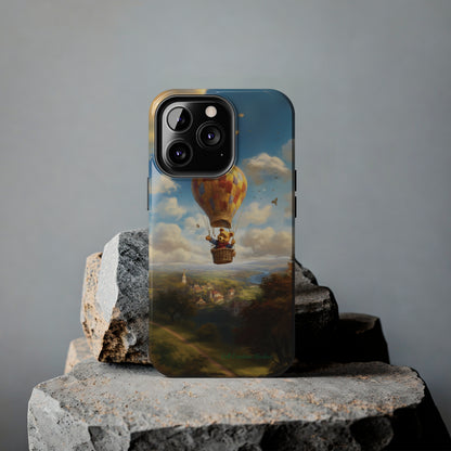 Introducing the "Winnie-The-Pooh's Balloon Adventure" Cell Phone Case – Soar to New Heights in Style -Tough Phone Cases