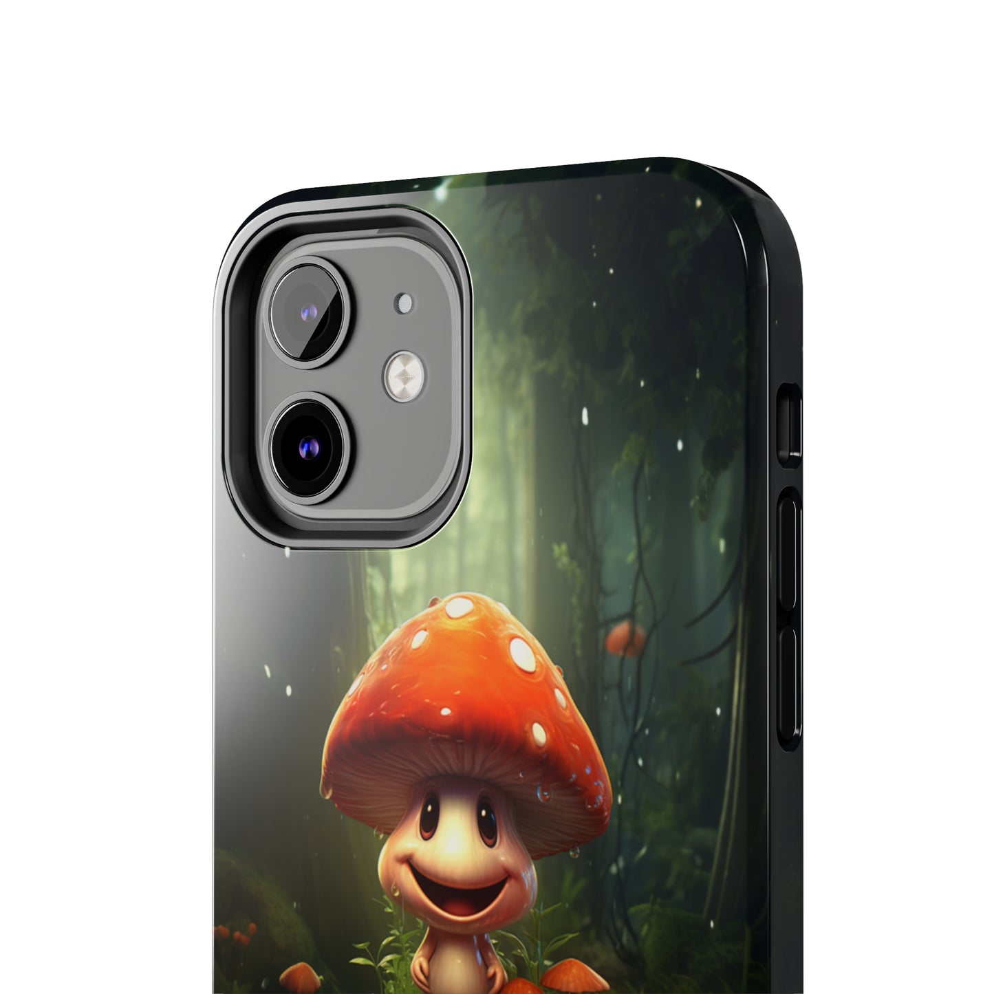 Introducing the "Cheerful Smiling Mushroom" Cell Phone Case – Spread Joy with Every Glance -Tough Phone Cases